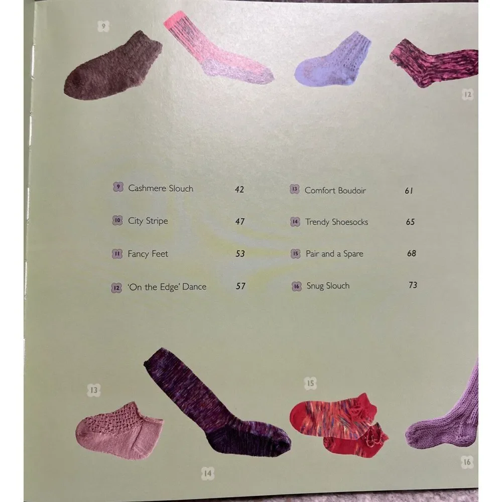 Socks (Cozy) Chrissie Day, 30 Different Socks, Something For Everyone- Very Good